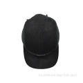 Черный вельвет 5 панель шляпы для кемперов